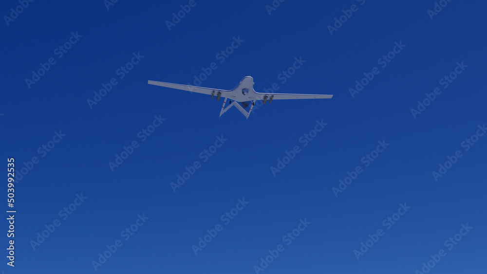 UAV Drone 'unmanned aerial vehicle' Turkey's UAV 3D illustration UAV Drone 'unmanned aerial vehicle' Turkey's UAV 3D illustration