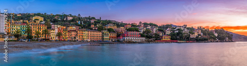 The coast of Santa Margherita Ligure, Italy photo