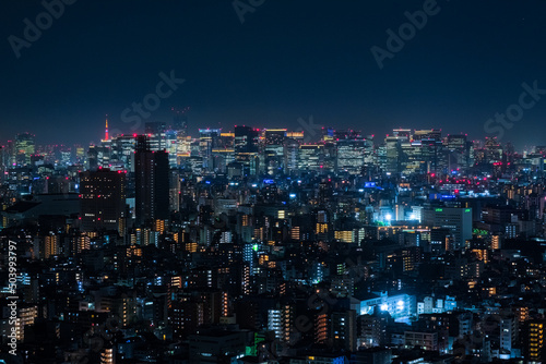 東京都墨田区 東京ソラマチスカイツリービューからの夜景、丸の内方面 © 健太 上田