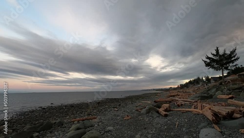 Campbell River shoreline timelapse