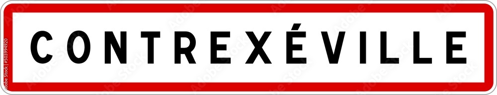 Panneau entrée ville agglomération Contrexéville / Town entrance sign Contrexéville Panneau entrée ville agglomération Contrexéville / Town entrance sign Contrexéville