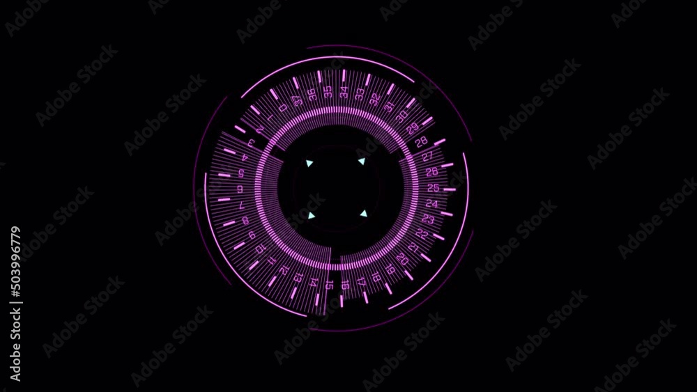 Circle HUD technological futuristic element Circle HUD technological futuristic element