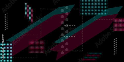 Colored modern background in the style of the social network. Digital background. Stream cover. Social media concept. Vector illustration