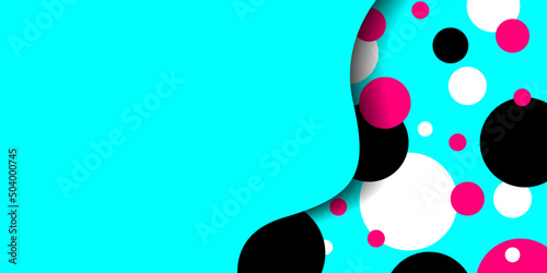 Colored modern background in the style of the social network. Digital background. Stream cover. Social media concept. Vector illustration