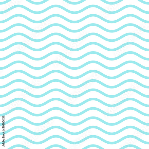 seamless wave pattern and background vector illustration