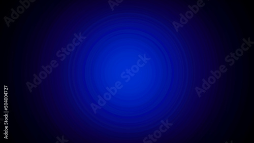 Dark blue background, blue focus, blue circles, blue neon sphere, texture, 3d aspect illustration