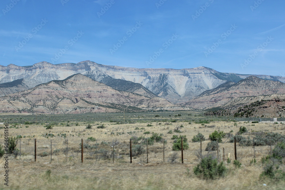 Fototapeta premium landscape with mountains