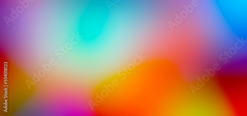 Abstract multicolor background. Gradient, smooth gradation bright design. Backdrop concept banner photo