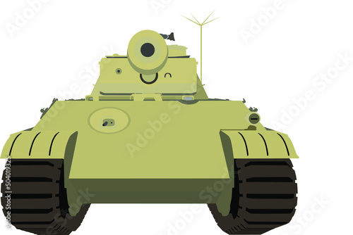 One of the most famous tanks of the Second World War is the Pz-V Panther. Undoubtedly a magnificent tank both externally and from the point of view of combat characteristics. Detailed vector image