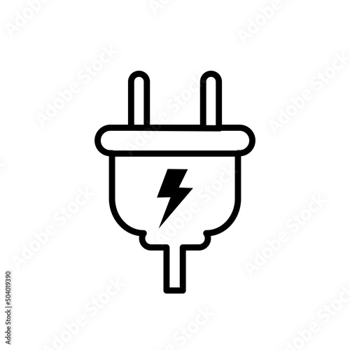 Wtyczka elektryczna ikona