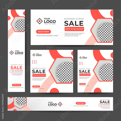 Creative Fashion google Ads banner Design Template
