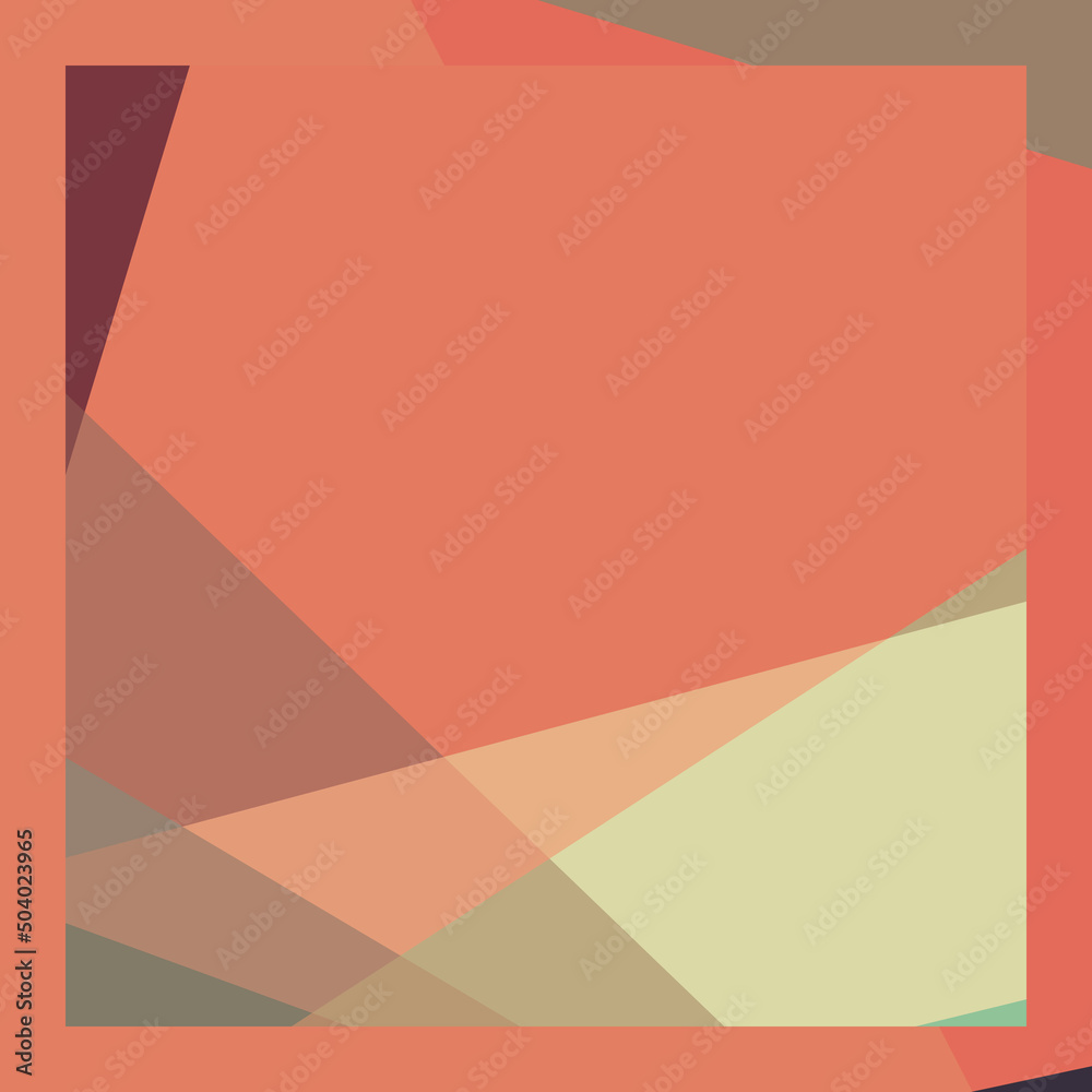 Obraz premium Abstract computational color Polygones background illustration