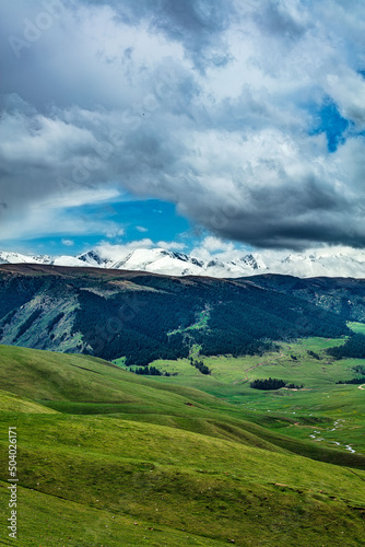 landscape with clouds © KAIRZHAN
