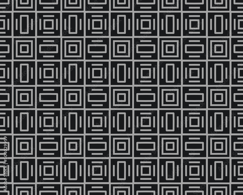 Illustration of seamless tile patterns