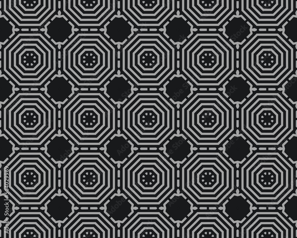 Illustration of seamless tile patterns