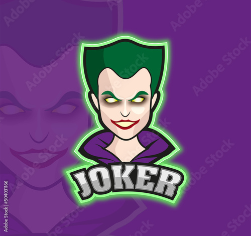 Joker logo design.