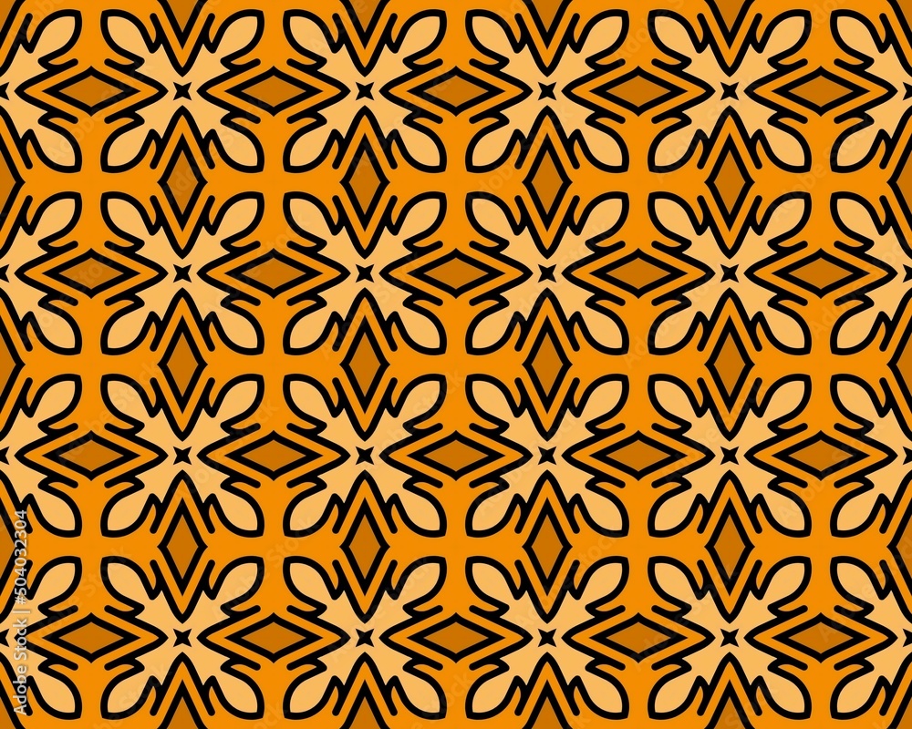 Seamless tile pattern in brown shades