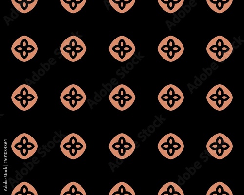 Seamless illustration of tile pattern for background or wallpaper © Tabishere