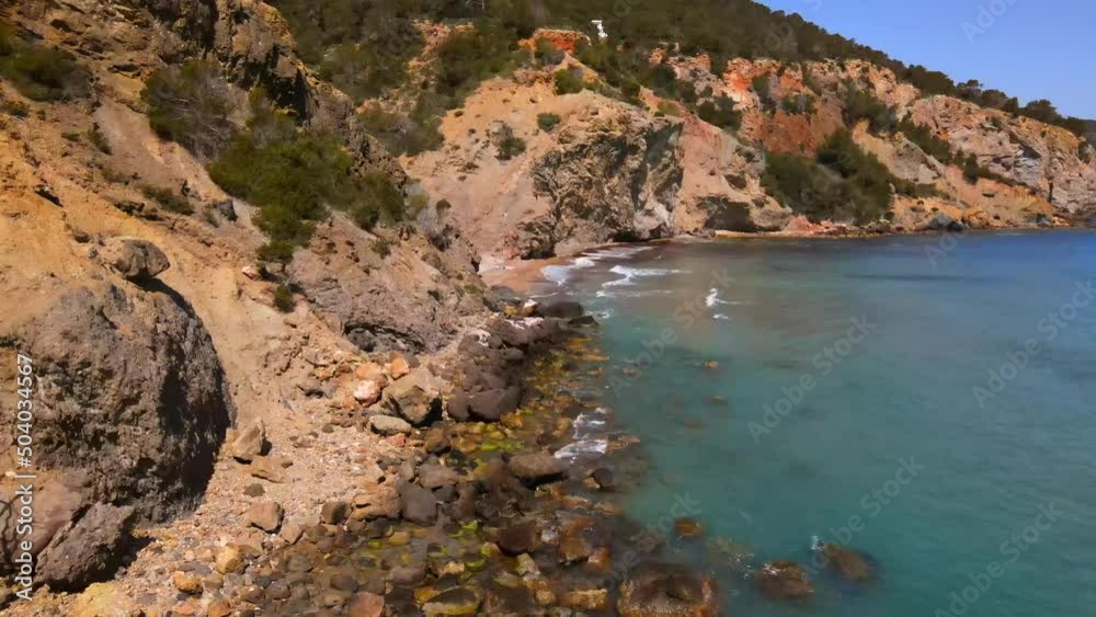 Aguas Blancas beach in Ibiza, Spain Aguas Blancas beach in Ibiza, Spain