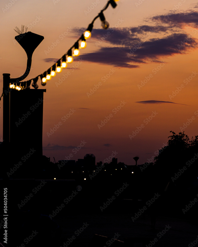 Fototapeta premium Sunset skylines