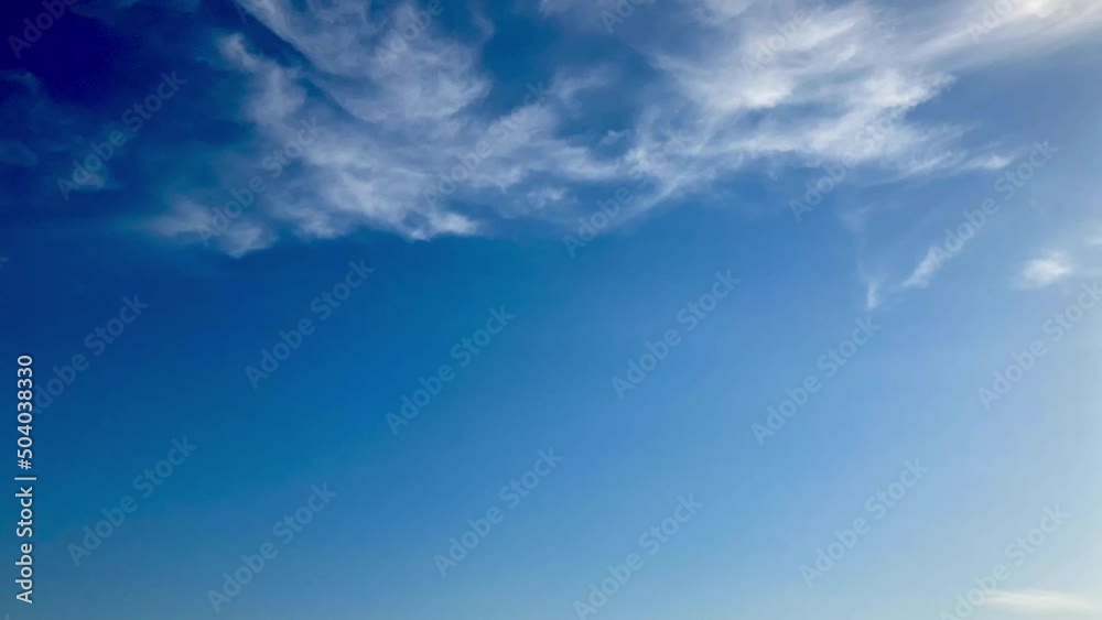 北海道の春の空　タイムラプス