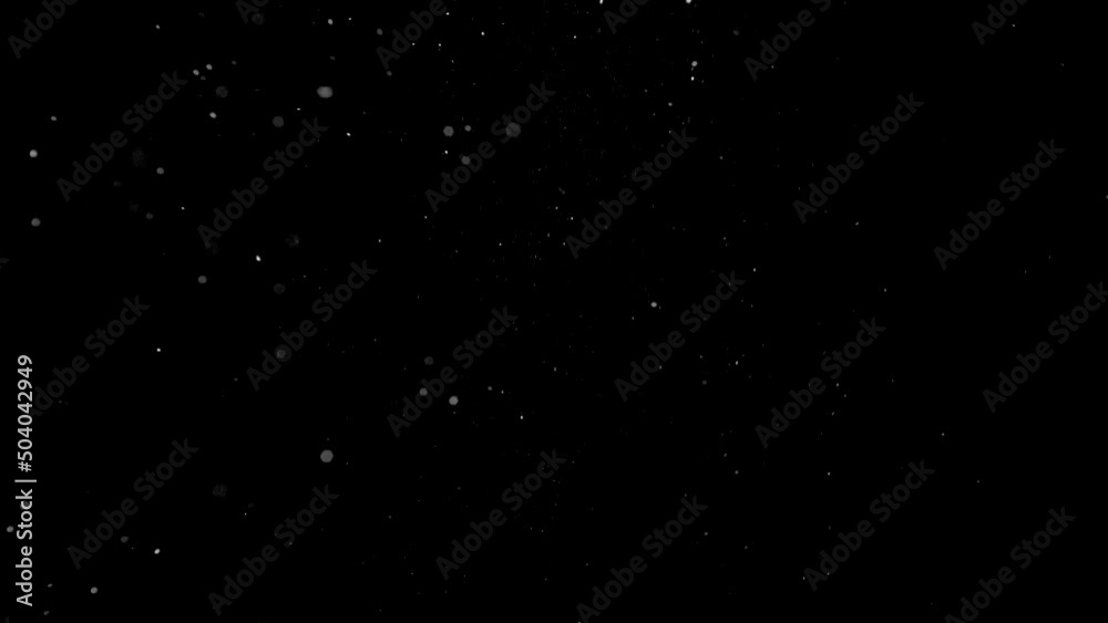 Shot of real dust particles floating in the air.