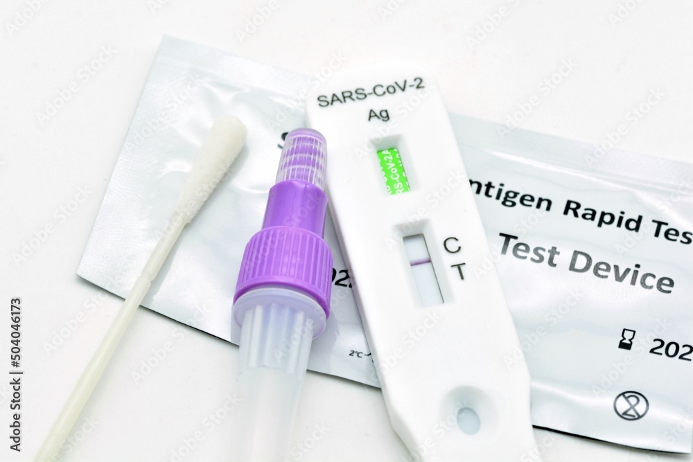 Kit de prueba de antígeno negativo Covid-19, prueba rápida de antígeno de coronavirus de un paso, hisopo de saliva Kit de prueba de antígeno negativo Covid-19, prueba rápida de antígeno de coronavirus de un paso, hisopo de saliva