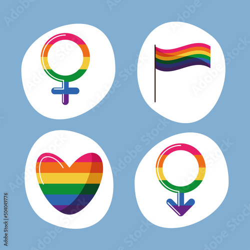 four lgbtq community icons
