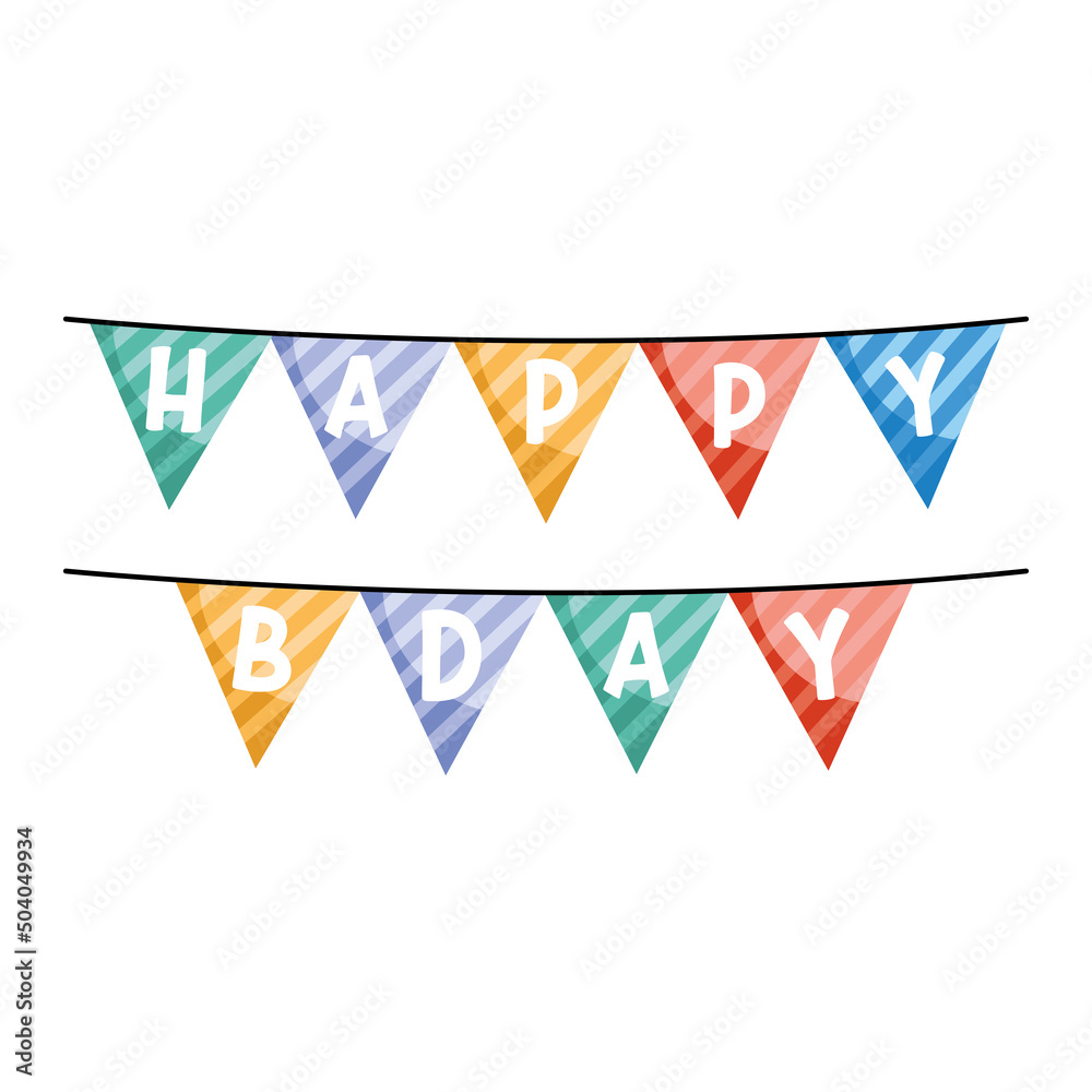 happy birthday garlands