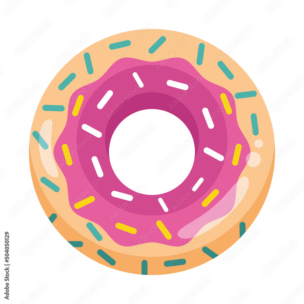 Naklejka premium float inflatable donut