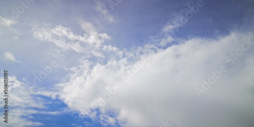 blue sky with clouds