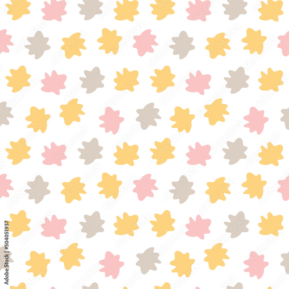Minimalistic seamless pattern. Simple organic shape Minimalistic seamless pattern. Simple organic shape