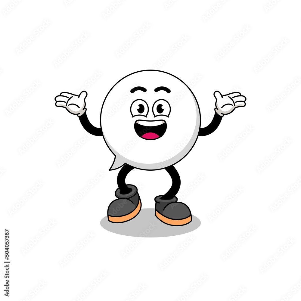 speech bubble cartoon searching with happy gesture speech bubble cartoon searching with happy gesture
