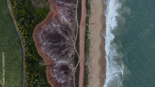 Fal  sias Praia Gunga Alagoas Paisagem Litoral Mar P  r do Sol Oceano Areia Geologia Geografia Zona da Mata