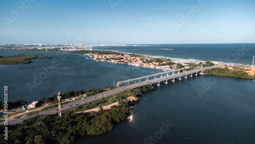 Maceió, Alagoas, Ponte, Nordeste, Transporte, Estrada, Litoral, Rio, Mar, Água, Paisagem, Drone, Nordeste © Pedro