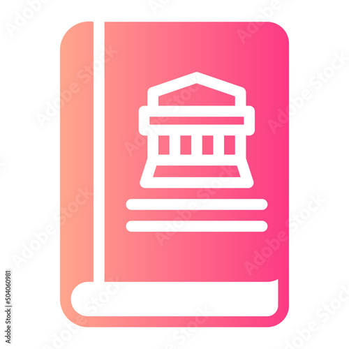 guide book gradient icon