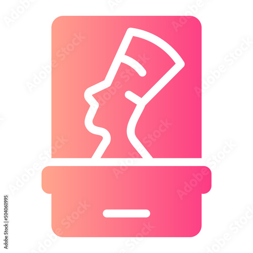 nefertiti gradient icon
