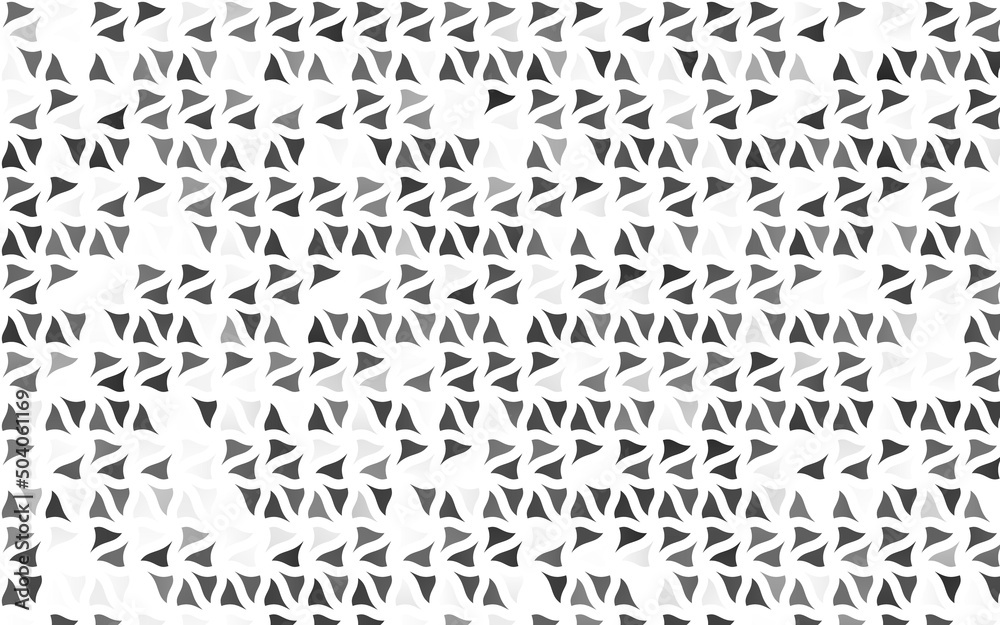 Light Silver, Gray vector layout with lines, triangles.