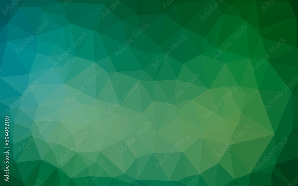 Dark Blue, Green vector polygon abstract background. Dark Blue, Green vector polygon abstract background.