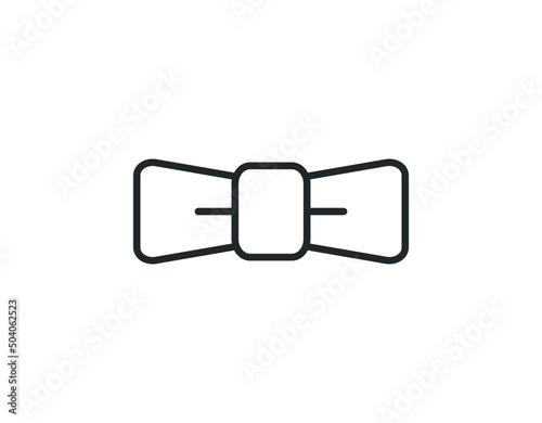 Reputation management vector icon, bow tie symbol. Modern, simple flat vector illustration for web site or mobile app