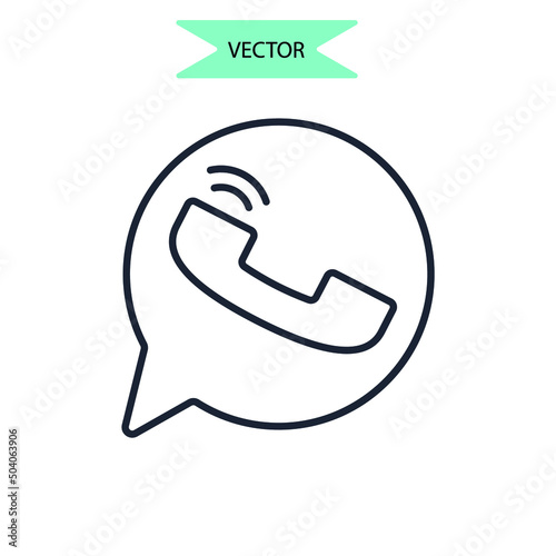 whatsapp icons  symbol vector elements for infographic web