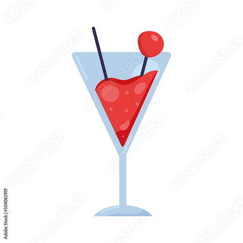 red cocktail cup drink