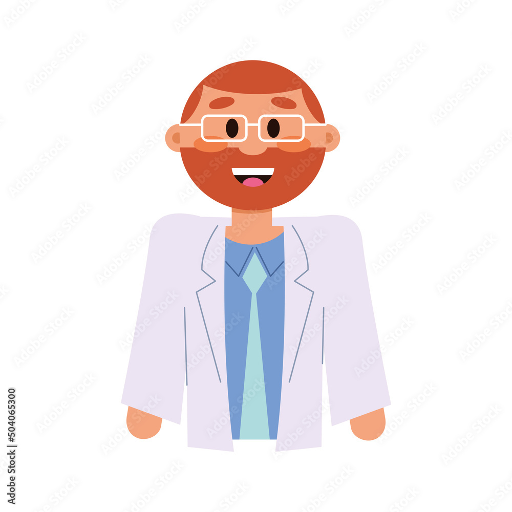 redhead doctor bearded