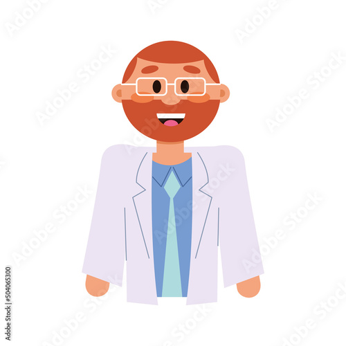 redhead doctor bearded