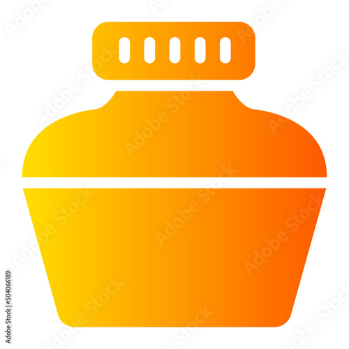 ink bottle gradient icon