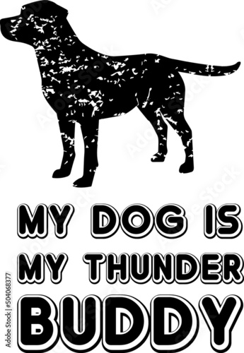 Dog Tshirt and Quotes Design