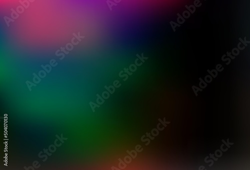 Dark Multicolor, Rainbow vector blurred background.