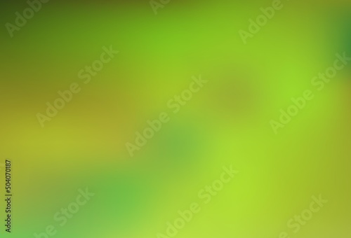 Light Green vector blurred bright pattern.