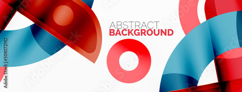 Color geometric stripes, lines abstract background. Minimal geometric template for wallpaper, banner, presentation