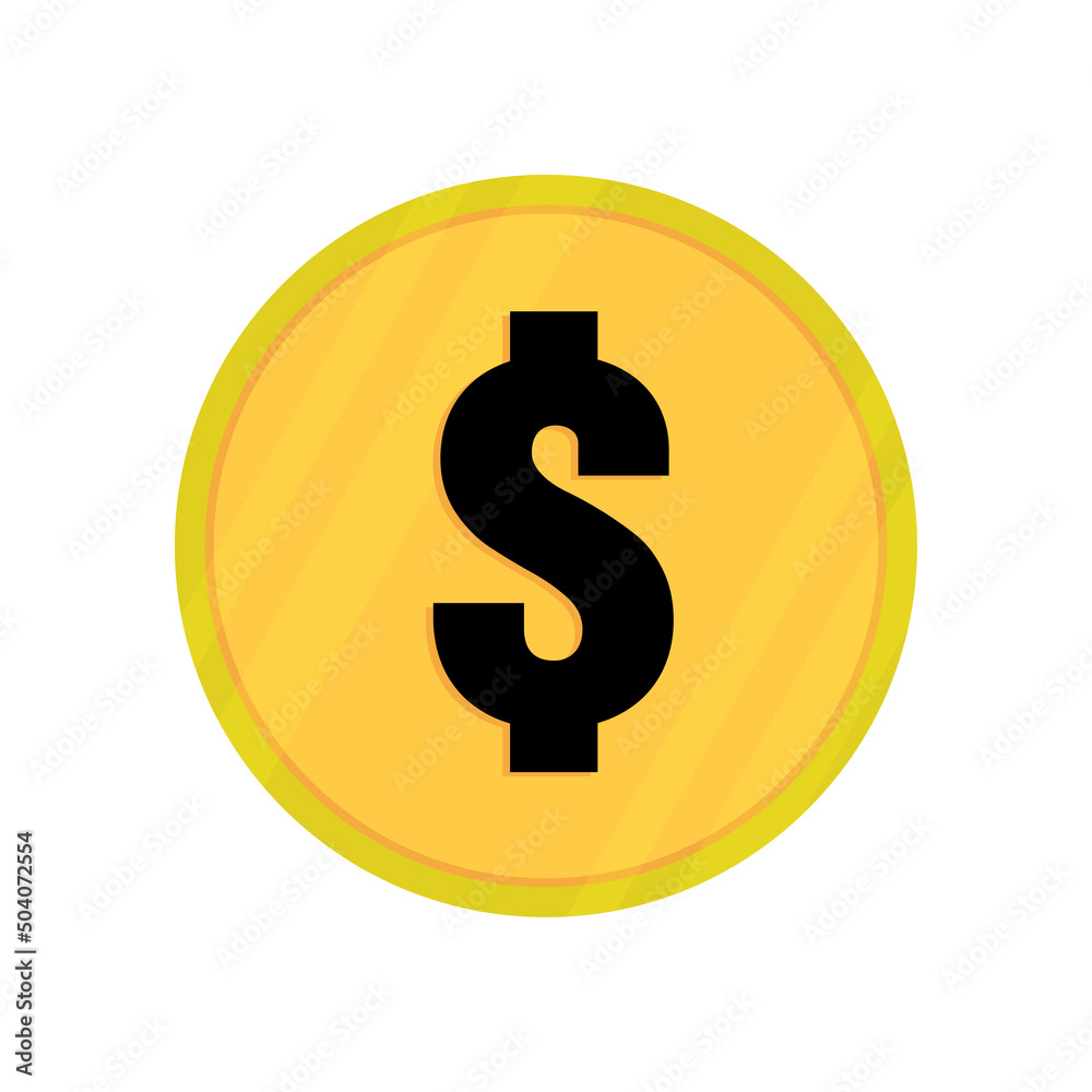 Coin icon - vector illustration . usd, dollar, coin, money, currency, cash, finance, earning, income, profit, flat, icons . Coin icon - vector illustration . usd, dollar, coin, money, currency, cash, finance, earning, income, profit, flat, icons .